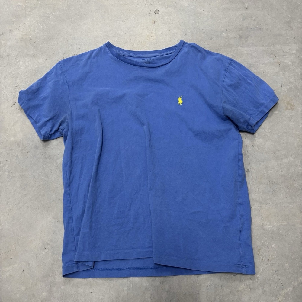 Polo Ralph Lauren Blue Short‎ Sleeve Shirt Men's Small
